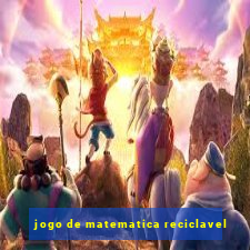 jogo de matematica reciclavel